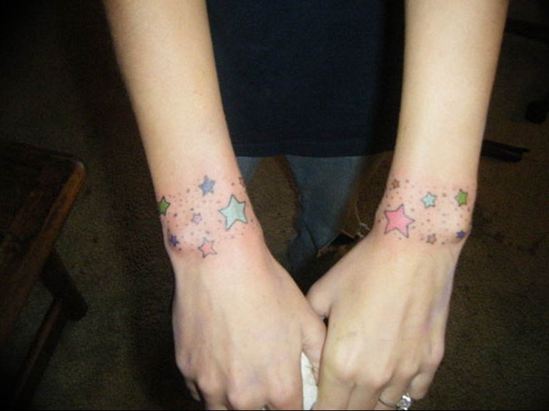 Photo tattoo star on wrist 19.06.2019 №099 - star tattoo example - tattoovalue.net