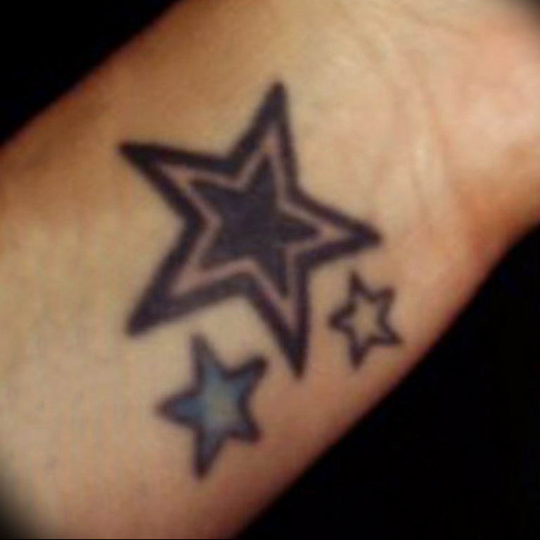 Photo tattoo star on wrist 19.06.2019 №100 - star tattoo example - tattoovalue.net