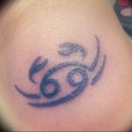 Photo tattoo zodiac sign Cancer 19.06.2019 №004 - tattoo zodiac sign - tattoovalue.net