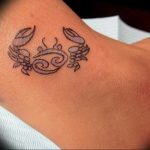Photo tattoo zodiac sign Cancer 19.06.2019 №019 - tattoo zodiac sign - tattoovalue.net