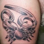 Photo tattoo zodiac sign Cancer 19.06.2019 №022 - tattoo zodiac sign - tattoovalue.net