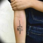 Photo tattoo zodiac sign Libra 19.06.2019 №004 - tattoo zodiac sign - tattoovalue.net