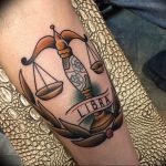 Photo tattoo zodiac sign Libra 19.06.2019 №006 - tattoo zodiac sign - tattoovalue.net