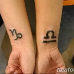 Photo tattoo zodiac sign Libra 19.06.2019 №011 - tattoo zodiac sign - tattoovalue.net