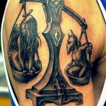 Photo tattoo zodiac sign Libra 19.06.2019 №015 - tattoo zodiac sign - tattoovalue.net