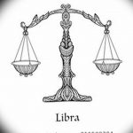 Photo tattoo zodiac sign Libra 19.06.2019 №026 - tattoo zodiac sign - tattoovalue.net