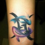 Photo tattoo zodiac sign Pisces 19.06.2019 №001 - tattoo zodiac sign - tattoovalue.net