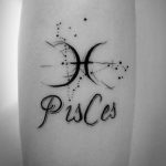 Photo tattoo zodiac sign Pisces 19.06.2019 №002 - tattoo zodiac sign - tattoovalue.net