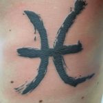 Photo tattoo zodiac sign Pisces 19.06.2019 №011 - tattoo zodiac sign - tattoovalue.net