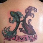 Photo tattoo zodiac sign Pisces 19.06.2019 №019 - tattoo zodiac sign - tattoovalue.net