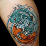 Photo tattoo zodiac sign Pisces 19.06.2019 №032 - tattoo zodiac sign - tattoovalue.net