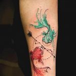 Photo tattoo zodiac sign Pisces 19.06.2019 №034 - tattoo zodiac sign - tattoovalue.net