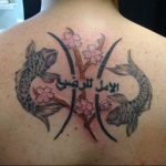 Photo tattoo zodiac sign Pisces 19.06.2019 №047 - tattoo zodiac sign - tattoovalue.net