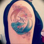 Photo tattoo zodiac sign Pisces 19.06.2019 №054 - tattoo zodiac sign - tattoovalue.net