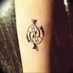 Photo tattoo zodiac sign Pisces 19.06.2019 №057 - tattoo zodiac sign - tattoovalue.net