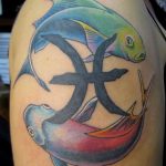 Photo tattoo zodiac sign Pisces 19.06.2019 №076 - tattoo zodiac sign - tattoovalue.net