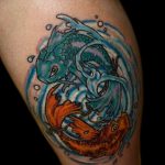 Photo tattoo zodiac sign Pisces 19.06.2019 №077 - tattoo zodiac sign - tattoovalue.net