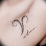 Photo tattoo zodiac sign aries 19.06.2019 №058 - tattoo zodiac sign - tattoovalue.net