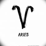 Photo tattoo zodiac sign aries 19.06.2019 №060 - tattoo zodiac sign - tattoovalue.net