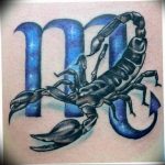 Photo tattoo zodiac sign scorpio 19.06.2019 №019 - tattoo zodiac sign - tattoovalue.net