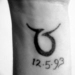 Photo tattoo zodiac sign taurus 19.06.2019 №015 - tattoo zodiac sign - tattoovalue.net