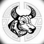 Photo tattoo zodiac sign taurus 19.06.2019 №049 - tattoo zodiac sign - tattoovalue.net