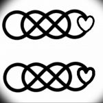 Photo tattoo two infinity signs 30.06.2019 №060 - tattoo double infinity - tattoovalue.net