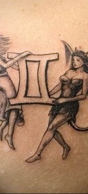 Photo twin zodiac sign tattoo 30.06.2019 №087 – tattoo twins – tattoovalue.net