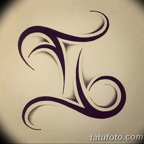 Photo twin zodiac sign tattoo 30.06.2019 №109 - tattoo twins ...