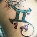 Photo twin zodiac sign tattoo 30.06.2019 №141 - tattoo twins - tattoovalue.net