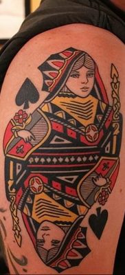 Lady of Hearts tattoo card 12.07.2019 №010 – an example of a drawing – tattoovalue.net