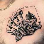 Lady of Hearts tattoo card 12.07.2019 №020 - an example of a drawing - tattoovalue.net