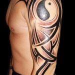 Photo Yin Yang Shoulder Tattoo 15.07.2019 №014 - Yin Yang Shoulder Tattoo - tattoovalue.net