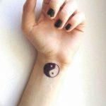 Photo Yin Yang Wrist Tattoo 15.07.2019 №003 - Yin Yang Wrist Tattoo - tattoovalue.net