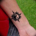 Photo Yin Yang Wrist Tattoo 15.07.2019 №013 - Yin Yang Wrist Tattoo - tattoovalue.net