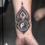 Photo Yin Yang Wrist Tattoo 15.07.2019 №022 - Yin Yang Wrist Tattoo - tattoovalue.net