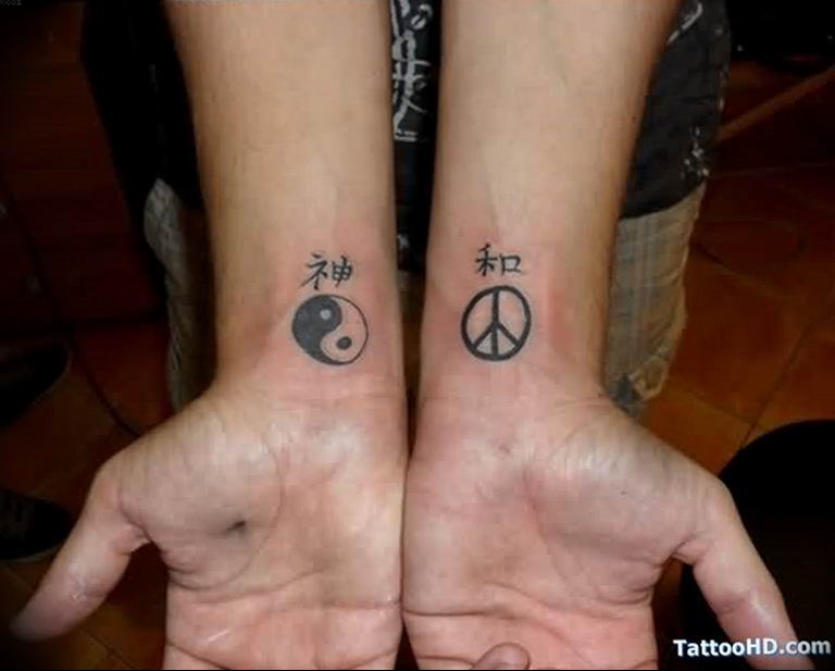 Photo Yin Yang Wrist Tattoo 15.07.2019 №023 - Yin Yang Wrist Tattoo - tattoovalue.net