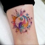 Photo Yin Yang Wrist Tattoo 15.07.2019 №024 - Yin Yang Wrist Tattoo - tattoovalue.net