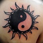 Photo Yin Yang male tattoo 15.07.2019 №016 - Yin Yang male tattoo - tattoovalue.net