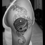 Photo Yin Yang male tattoo 15.07.2019 №020 - Yin Yang male tattoo - tattoovalue.net