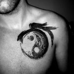 Photo Yin Yang male tattoo 15.07.2019 №021 - Yin Yang male tattoo - tattoovalue.net