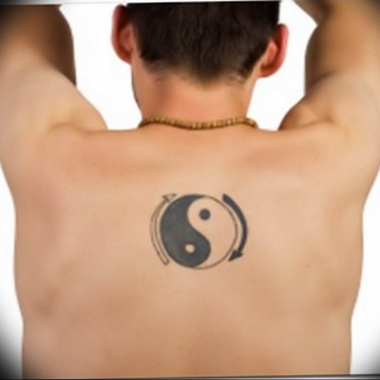 Photo Yin Yang male tattoo 15.07.2019 №028 - Yin Yang male tattoo - tattoovalue.net
