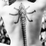 Photo biomechanics back tattoo 30.07.2019 №042 - biomechanics tattoo - tattoovalue.net