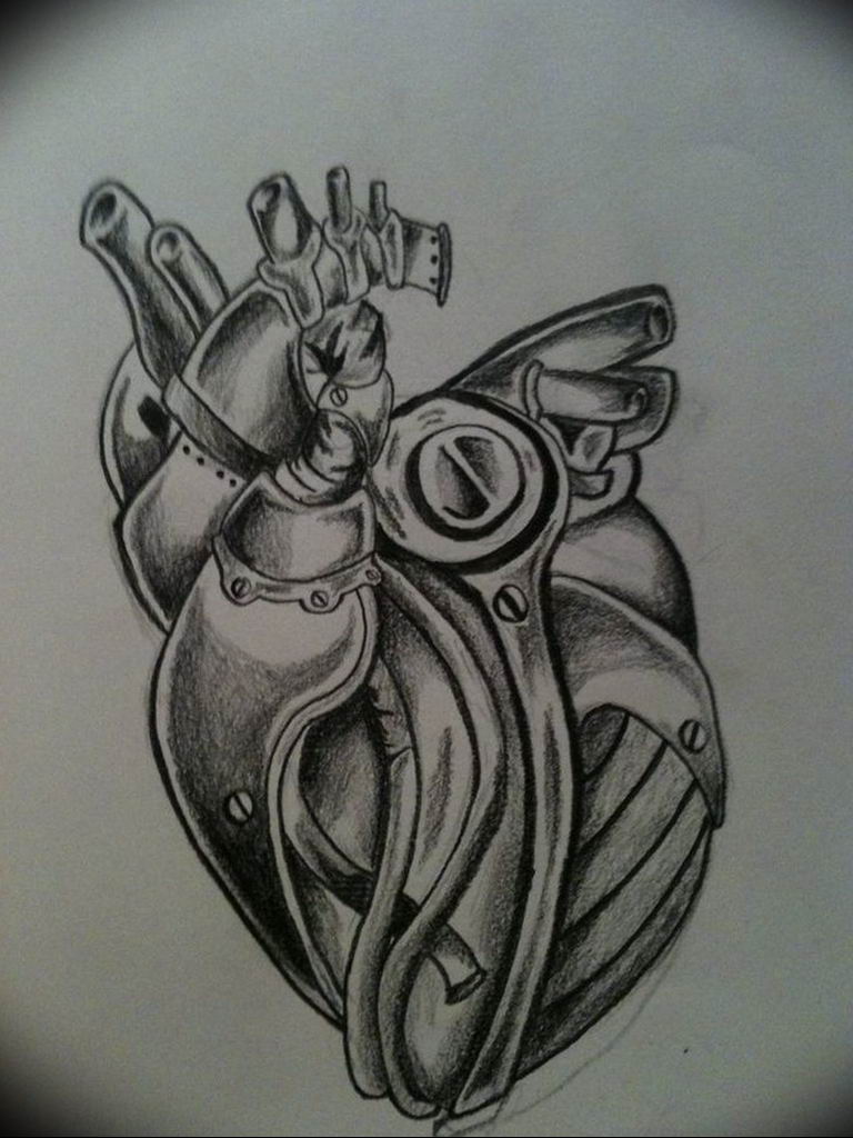 Biomechanical heart tattoo design  Tattoos Book  Heart tattoo designs Heart  tattoo Tattoo designs