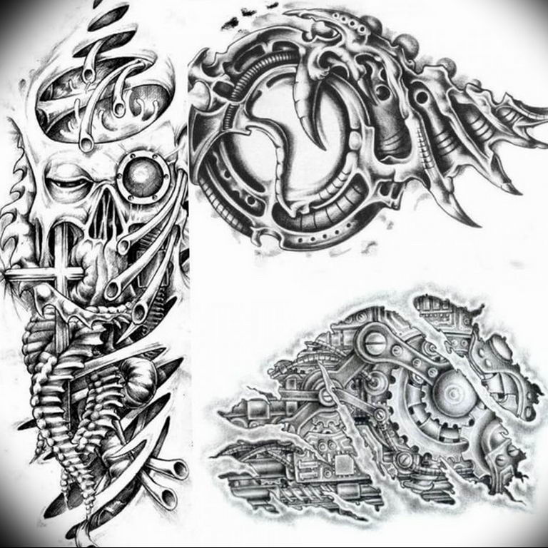 Sketch of tattoo art alien Stock Photo  Alamy