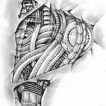 Photo biomechanics tattoo sketches 30.07.2019 №029 - biomechanics tattoo - tattoovalue.net