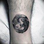 Photo fish yin yang tattoo 15.07.2019 №001 - picture fish yin yang tattoo - tattoovalue.net