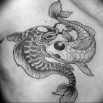 Photo fish yin yang tattoo 15.07.2019 №018 - picture fish yin yang tattoo - tattoovalue.net