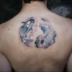 Photo fish yin yang tattoo 15.07.2019 №021 - picture fish yin yang tattoo - tattoovalue.net