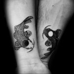 Photo fish yin yang tattoo 15.07.2019 №030 - picture fish yin yang tattoo - tattoovalue.net